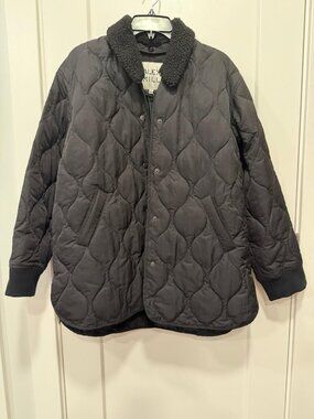 Wembley Quilted Black Jacket by Alex Mill